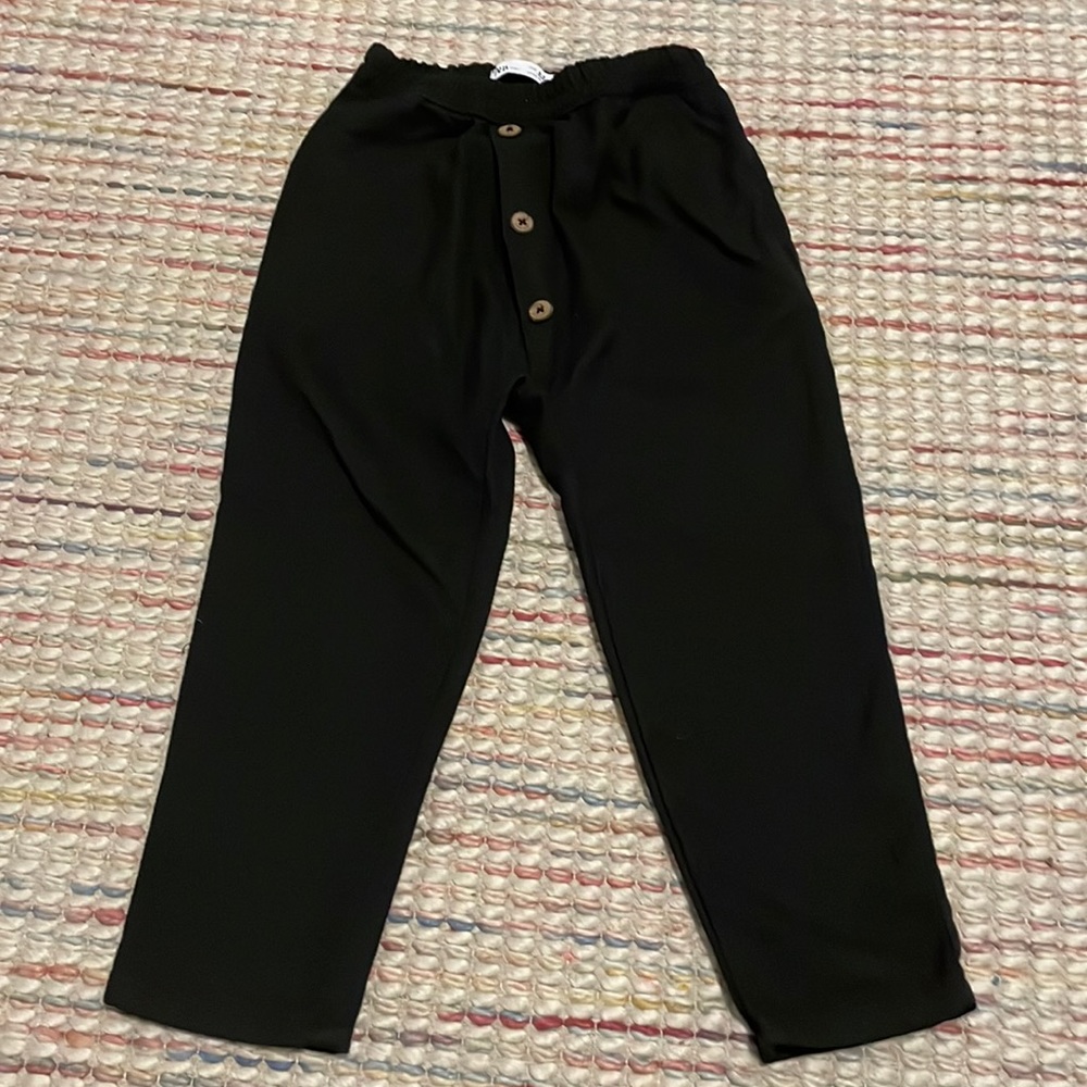 Zara Black Comfy Dress Pant Boy